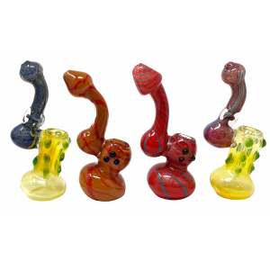 6" Assorted Designs Bubblers 10ct JAR [ZDJAR10B]